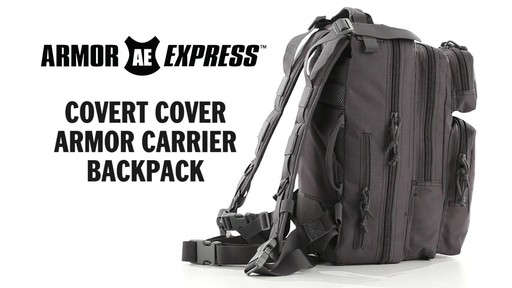 Armor Express Covert Cover Armor Carrier Backpack - image 2 from the video