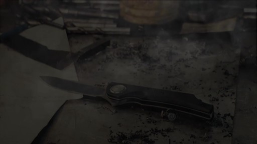 CRKT Seismic Black with Veff Serrations Folding Knife - image 1 from the video