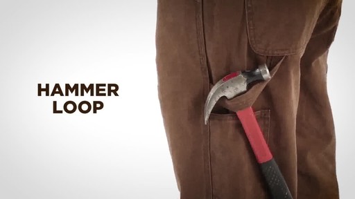 Gravel Gear Men's Duck Carpenter Work Pants - image 7 from the video