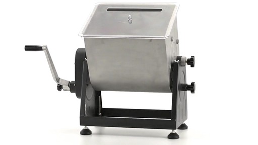 Guide Gear 7 Gallon Stainless Steel Meat Mixer 360 View - image 4 from the video