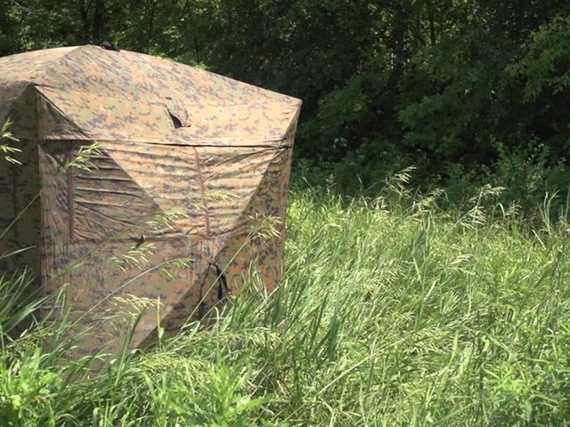 Guide Gear 5-hub Blind, Digital Woodland Camo - image 10 from the video