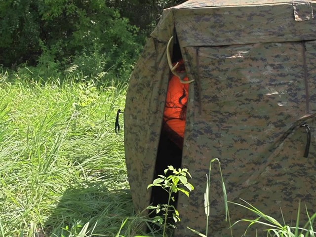 Guide Gear 5-hub Blind, Digital Woodland Camo - image 3 from the video