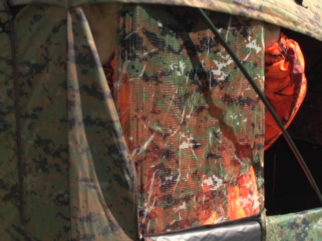 Guide Gear 5-hub Blind, Digital Woodland Camo - image 5 from the video
