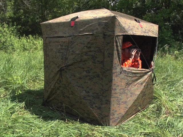 Guide Gear 5-hub Blind, Digital Woodland Camo - image 7 from the video