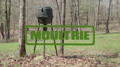 Moultrie Quick Lock Directional Tripod 30-Gallon Deer Feeder - image 10 from the video