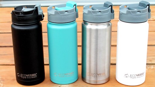 EcoVessel Perk Stainless Steel Insulated Travel Mug 16 oz. - image 8 from the video