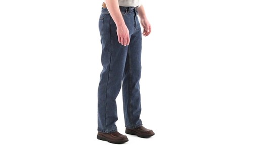 Guide Gear Men's Insulated Stone Washed Jeans 100 Grams 360 View - image 2 from the video