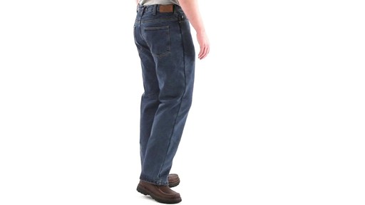 Guide Gear Men's Insulated Stone Washed Jeans 100 Grams 360 View - image 3 from the video