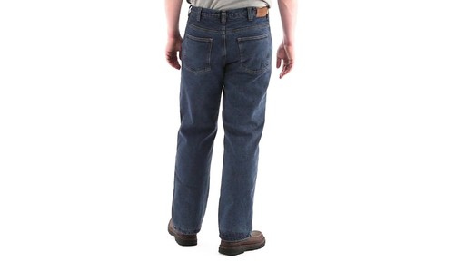 Guide Gear Men's Insulated Stone Washed Jeans 100 Grams 360 View - image 4 from the video