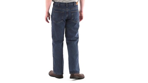Guide Gear Men's Insulated Stone Washed Jeans 100 Grams 360 View - image 5 from the video