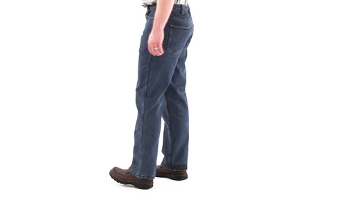 Guide Gear Men's Insulated Stone Washed Jeans 100 Grams 360 View - image 6 from the video