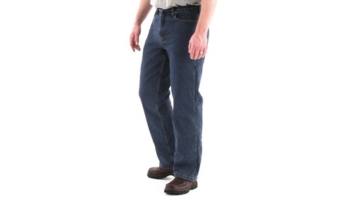 Guide Gear Men's Insulated Stone Washed Jeans 100 Grams 360 View - image 7 from the video