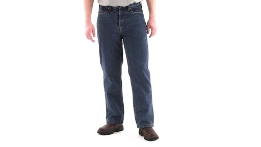 Guide Gear Men's Insulated Stone Washed Jeans 100 Grams 360 View - image 8 from the video