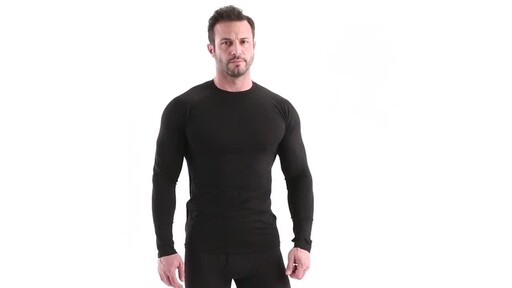 Guide Gear Men's Lightweight Base Layer Crew Top 360 View - image 1 from the video