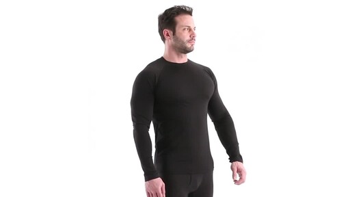 Guide Gear Men's Lightweight Base Layer Crew Top 360 View - image 2 from the video