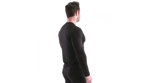 Guide Gear Men's Lightweight Base Layer Crew Top 360 View - image 4 from the video