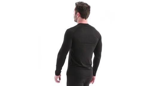 Guide Gear Men's Lightweight Base Layer Crew Top 360 View - image 7 from the video