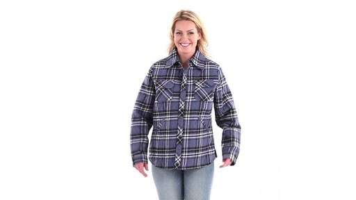 Guide Gear Women's Quilt-Lined Shirt 360 View - image 6 from the video