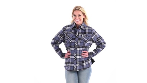 Guide Gear Women's Quilt-Lined Shirt 360 View - image 7 from the video