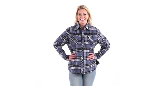 Guide Gear Women's Quilt-Lined Shirt 360 View - image 8 from the video