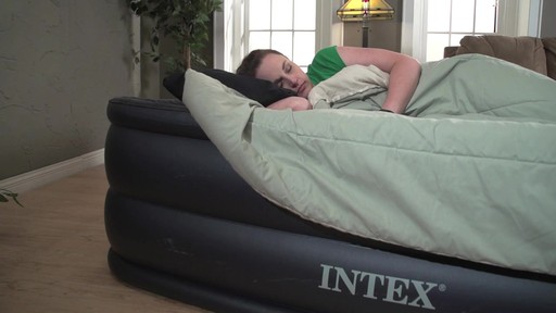 Intex Queen Air Bed Mattress with Built-In Electric Pump - image 8 from the video