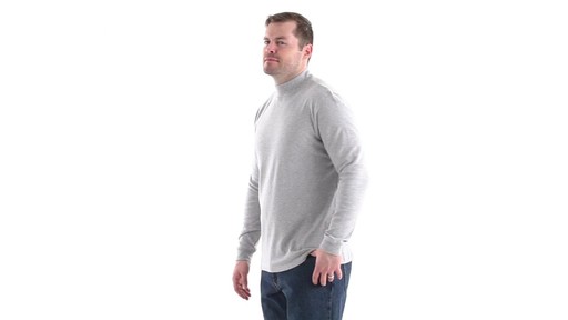 Guide Gear Men's Mock Turtleneck Long-Sleeve Shirt 360 View - image 7 from the video