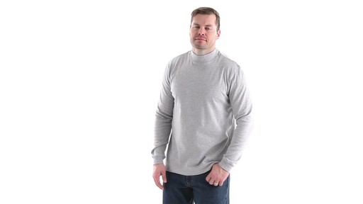Guide Gear Men's Mock Turtleneck Long-Sleeve Shirt 360 View - image 8 from the video