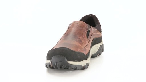 Guide Gear Men's Insulated Polar Moc Shoes 200 Gram 360 View - image 2 from the video