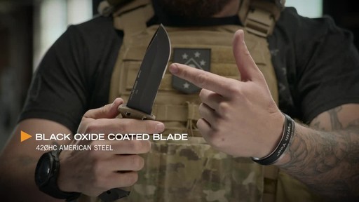 Gerber LMF II Infantry Fixed Blade Combat Knife Brown - image 2 from the video