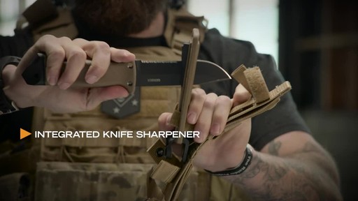 Gerber LMF II Infantry Fixed Blade Combat Knife Brown - image 9 from the video