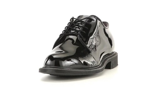 U.S. Military Men's Corfam Glossy Uniform Dress Shoes 360 View - image 2 from the video