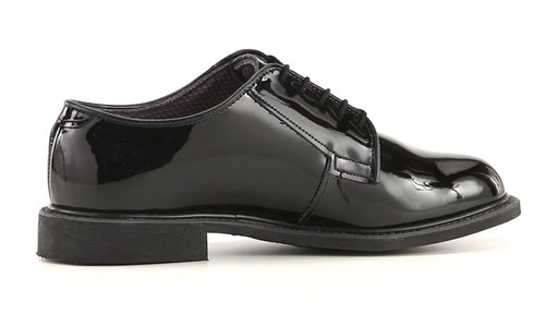 U.S. Military Men's Corfam Glossy Uniform Dress Shoes 360 View - image 9 from the video