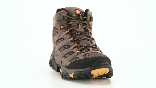 Merrell Men's Moab 2 Vent Mid Hiking Boots 360 View - image 1 from the video