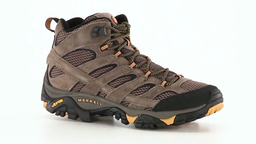 Merrell Men's Moab 2 Vent Mid Hiking Boots 360 View - image 10 from the video