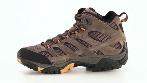 Merrell Men's Moab 2 Vent Mid Hiking Boots 360 View - image 4 from the video