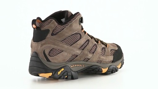 Merrell Men's Moab 2 Vent Mid Hiking Boots 360 View - image 8 from the video