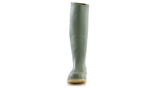 French Military Waterproof Boots Olive Drab New 360 View - image 3 from the video
