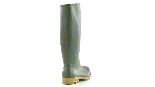 French Military Waterproof Boots Olive Drab New 360 View - image 8 from the video