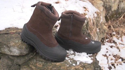 Guide Gear Men's Insulated Side-Zip Winter Boots 400 Grams - image 10 from the video