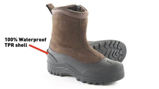 Guide Gear Men's Insulated Side-Zip Winter Boots 400 Grams - image 4 from the video