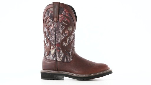 Guide Gear Men's Whitetail Camo Wellington Cowboy Boots 360 View - image 1 from the video
