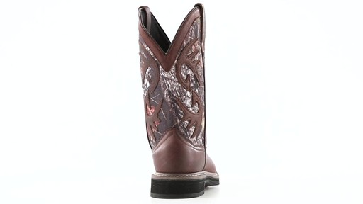 Guide Gear Men's Whitetail Camo Wellington Cowboy Boots 360 View - image 3 from the video