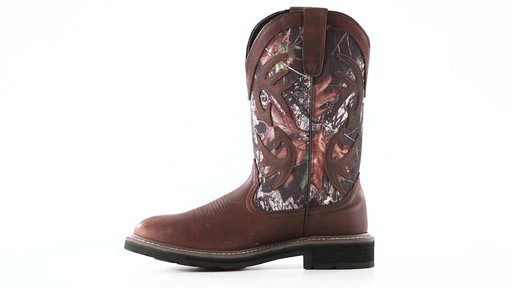 Guide Gear Men's Whitetail Camo Wellington Cowboy Boots 360 View - image 5 from the video
