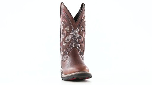 Guide Gear Men's Whitetail Camo Wellington Cowboy Boots 360 View - image 7 from the video