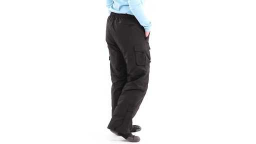 Guide Gear Women's Cargo Snow Pants 360 View - image 3 from the video