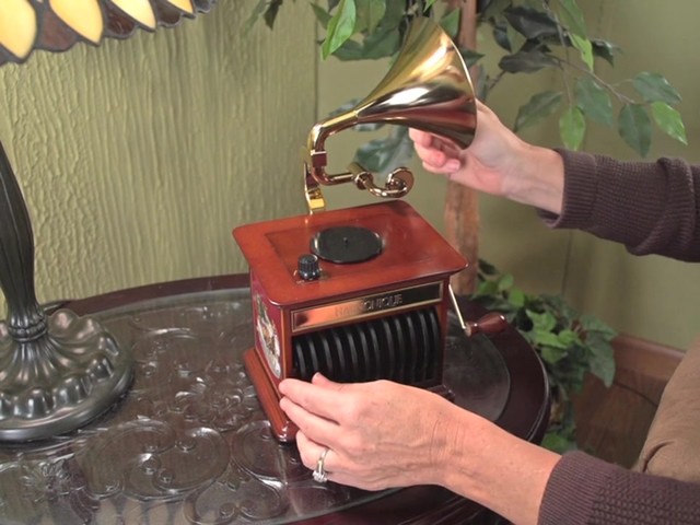  226218 -Mr. Christmas® Tabletop Harmonique Gramophone - image 2 from the video