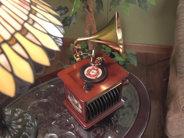  226218 -Mr. Christmas® Tabletop Harmonique Gramophone - image 6 from the video