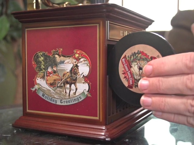  226218 -Mr. Christmas® Tabletop Harmonique Gramophone - image 8 from the video