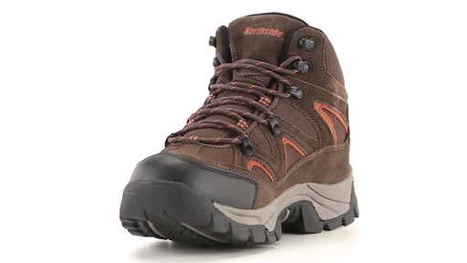 Northside Men's Snohomish Waterproof Mid Hiking Boots 360 View - image 3 from the video