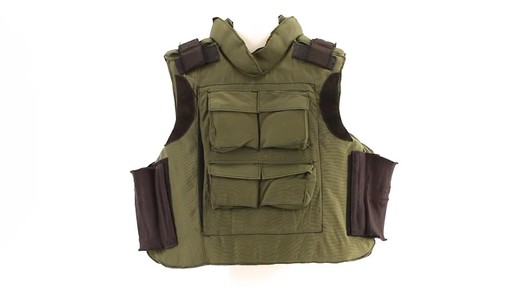 U.S. Military Surplus Point Blank Vest with Kevlar Soft Plates Used - image 10 from the video